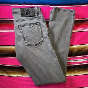 SCISSOR SCRIPTOR‎ Jeans Measure 30x32 Augusto Grey Denim Slim Straight Italy
